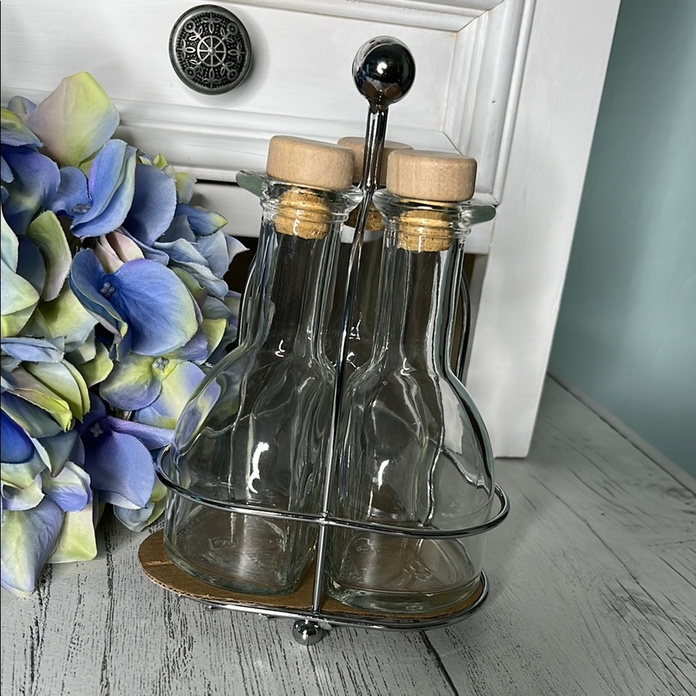 Stanley Glass Bottle Duo with Wooden Stoppers